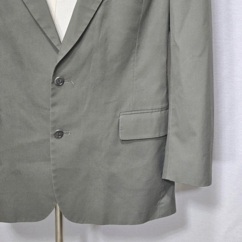 Brooks Brothers Blazer Mens 44 Olive Green Sport‎ Coat Jacket Classic USA Made